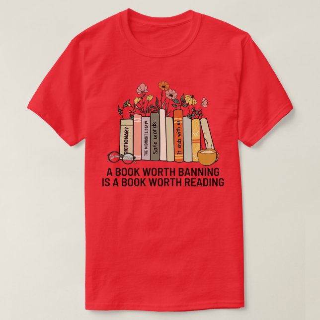 Ein Buch, das verboten werden sollte, ist ein Buch T-Shirt (Design vorne)