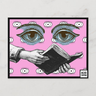 Ein Buch für den König - individuell anpassbare Po Postkarte