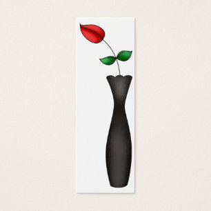 Ein Buch ist wie ein Garten-Rosen-Lesezeichen