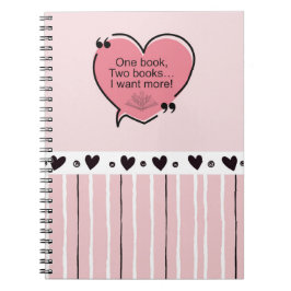 Ein Buch, zwei Bücher... Ich will mehr! Notizblock