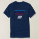 Ein Buchstabe für Leistung, M. T-Shirt (Design vorne)