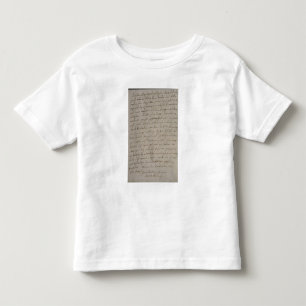 Ein Buchstabe von Maria Theresa zu König Frederic Kleinkind T-shirt