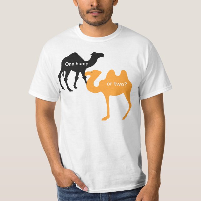Ein Buckel oder zwei? T-Shirt (Vorderseite)