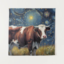 Ein Bull in der frühen Nacht