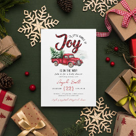 Ein Bündel von Joy Red Kariert Baby Dusche Einladu Einladung