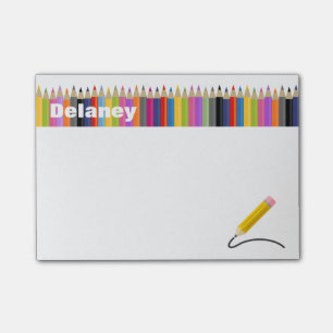 Ein bunte Leben-Name-Post-Itanmerkungen Post-it Klebezettel