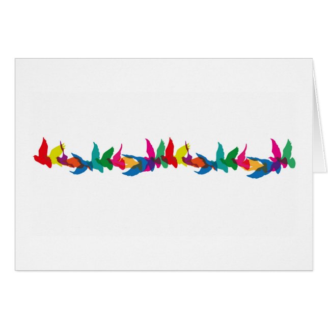 Ein bunter Flug von extravagantem (Vorderseite (Horizontal))