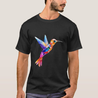 Ein bunter Vogel Sommer Design Mann T - Shirt