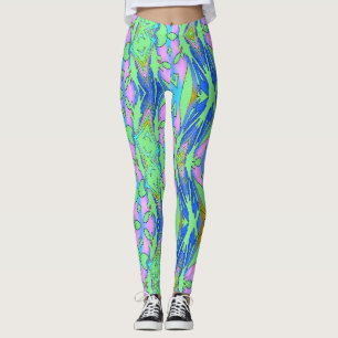 Ein buntes abstraktes Muster "Ratti_Creative_Arts" Leggings
