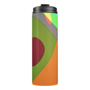 Ein buntes Durcheinander 1107 Abstrakte Kunst Thermosbecher