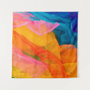 Ein buntes Gewebe. Hintergrund, Farbe, Schiff, f Wandteppich