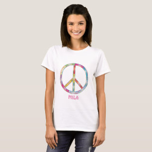 Ein buntes Zeichen des Friedens T-Shirt