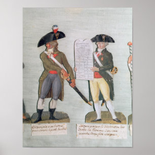 Ein Bürger bereit zu kämpfen und ein Bürger Poster