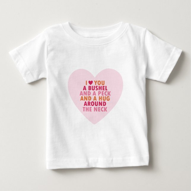 Ein Buschel und ein Peck und ... -01 Baby T-shirt (Vorderseite)