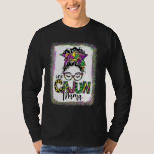 Ein Cajun Mama Mardi Gras für Frauen fett geblasen T-Shirt