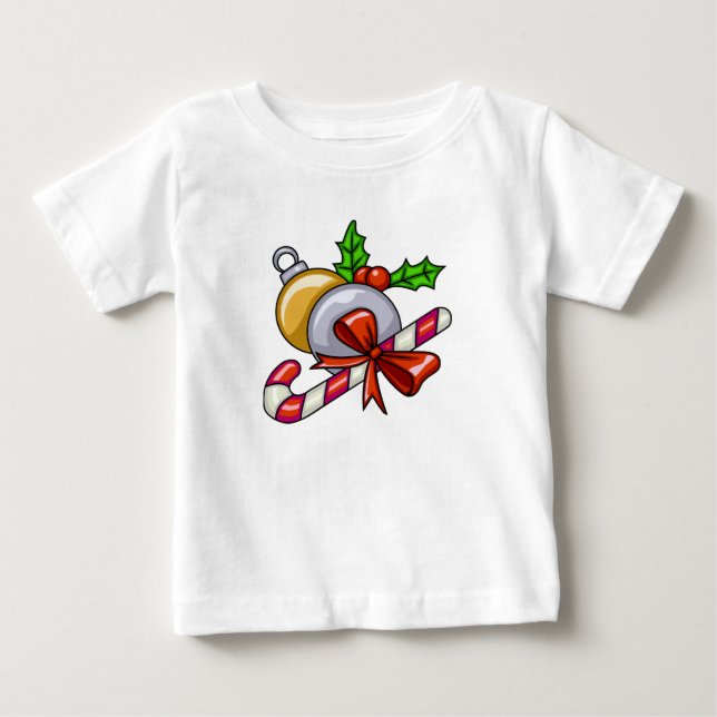 Ein Candy Cane Fun Baby T-shirt (Vorderseite)