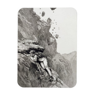 Ein Cannonade auf dem Matterhorn, 1862, 'vom Asc Magnet
