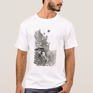 Ein Cannonade auf dem Matterhorn, 1862, 'vom Asc T-Shirt