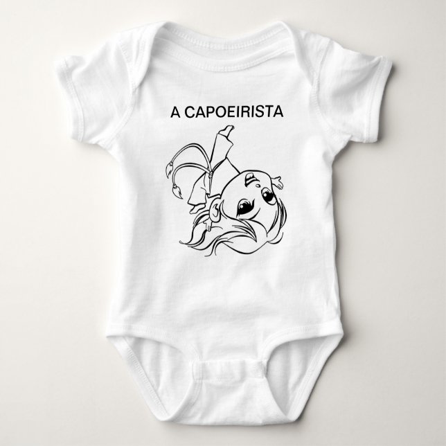 EIN CAPOEIRISTA BABY STRAMPLER (Vorderseite)
