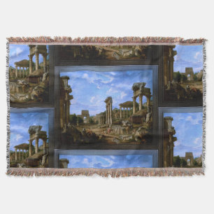 Ein Capriccio des Forum Romanum von Giovanni Panni Decke