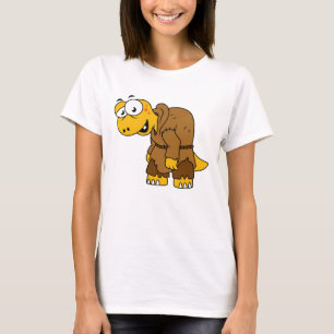 Ein Cartoon Dinosaurier Hunchback. T-Shirt