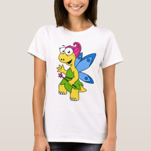 Ein Cartoon Fairysaur Dinosaurier. T-Shirt