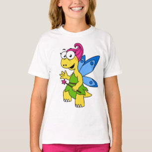 Ein Cartoon Fairysaur Dinosaurier. T-Shirt
