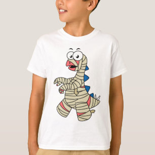 Ein Cartoon Stegosaurus verkleidete sich als Mama. T-Shirt