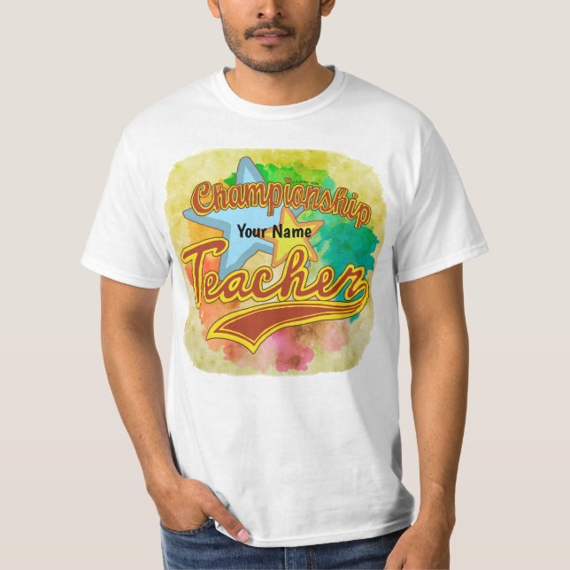 Ein Champion-Lehrer T-Shirt (Vorderseite)