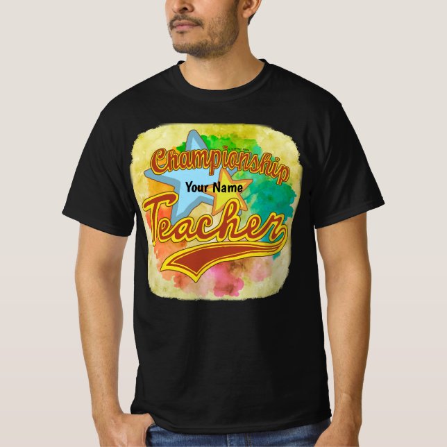 Ein Champion-Lehrer T-Shirt (Vorderseite)