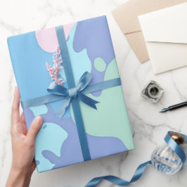 Ein chaotisches Farbmuster Geschenkpapier