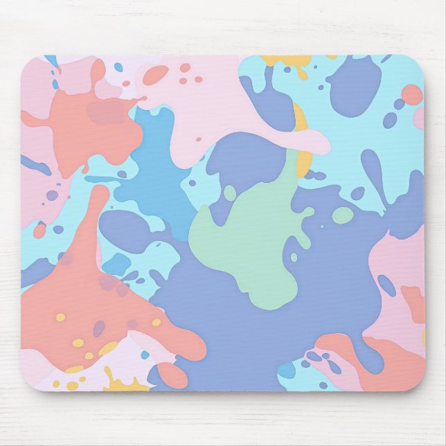 Ein chaotisches Farbmuster Mousepad (Vorne)