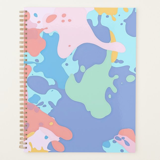 Ein chaotisches Farbmuster Planer (Vorderseite)