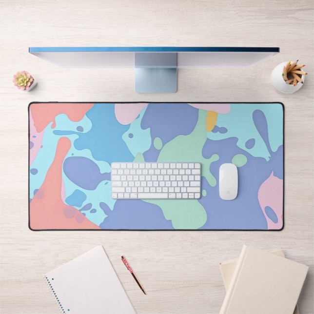 Ein chaotisches Farbmuster Schreibtischunterlage (Büro 1)