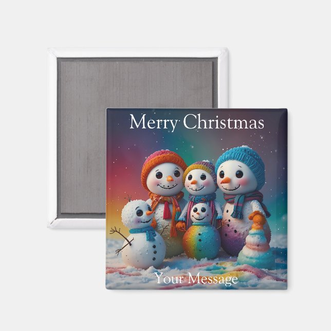 Ein charmanter Weihnachtskonzert Kühlschrankmagnet Magnet (Vorderseite/Rückseite)