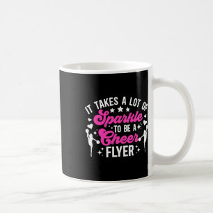 Ein Cheer Flyer Cheerleader Flyer Cheerleading zu  Kaffeetasse