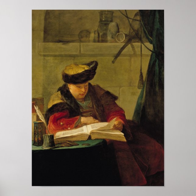 Ein Chemist in seinem Labor Poster (Vorne)