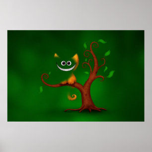 Ein Cheshire-Kätzchen (Verschwinden) Poster