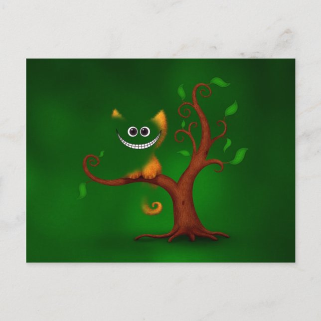 Ein Cheshire Kitten (verschwindet) Postkarte (Vorderseite)
