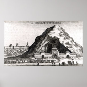 Ein chinesischer Sepulcher, 1669 Poster