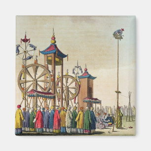 Ein chinesischer Zirkus, Illustration von 'Le Cost Magnet