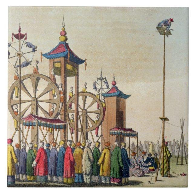 Ein chinesischer Zirkus, Illustration von 'Le Fliese (Vorderseite)