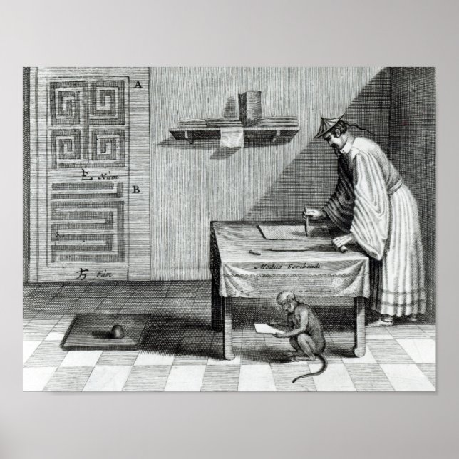 Ein chinesisches Skript Poster (Vorne)