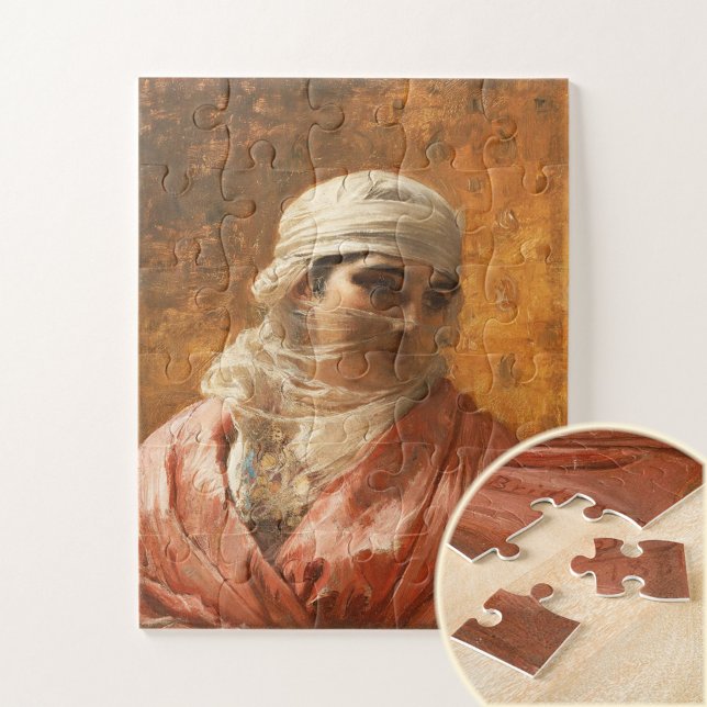 Ein Cirkassian von Frederick Arthur Bridgman, Art Puzzle (Von Creator hochgeladen)