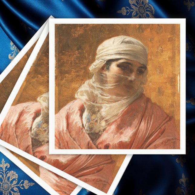 Ein Cirkassian von Frederick Arthur Bridgman, Art Serviette (Von Creator hochgeladen)