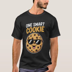Ein cleverer Cookie lustiger Schokoladenstückchen- T-Shirt