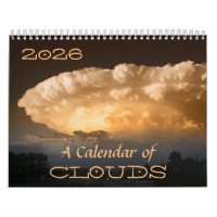 Ein Clouds-Kalender für 2025 mit Zitaten und Besch