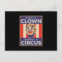 Ein Clown wählen Erwarten eines Zirkus