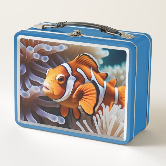 Ein Clownfisch Metall Brotdose (Vorderseite)