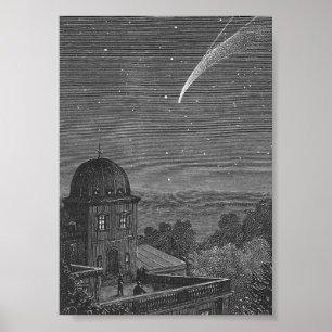 Ein Comet von Jules Verne Poster